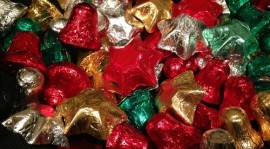 XMAS MIXED CHOCOLATE STARS & BELLS 1KG