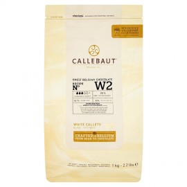 CALLEBAUT WHITE CHOCOLATE CALLETS 1KG
