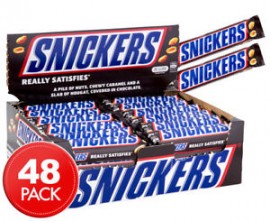 SNICKERS CHOCOLATE BARS 50g X 48