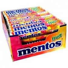 BOX MENTOS ORIGINAL FRUIT ROLLS 40 X 37.5g
